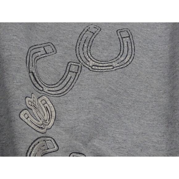 Vtg 90s XL Horse Foal Crewneck Sweatshirt Equestrian Graphic Pullover Worn - Picture 9 of 10